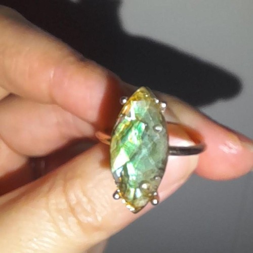 Labradorite large statement - labradorite,