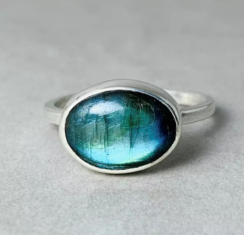 Labradorite gemstone ring 925 - gemstone,
