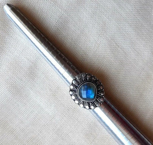 Handmade labradorite ring - labradorite,