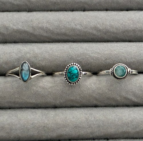 925 sterling silver size s - 3,