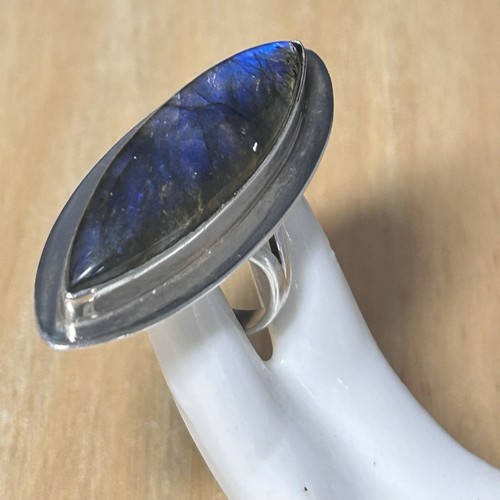 Vtg large labradorite - labradorite, ring