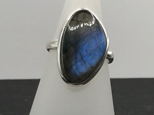 Labradorite ring solid - labradorite, ring,