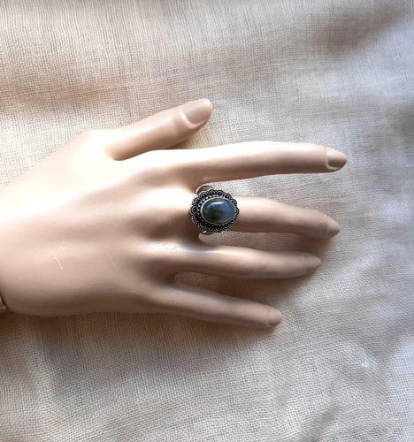 Handmade labradorite ring - labradorite,