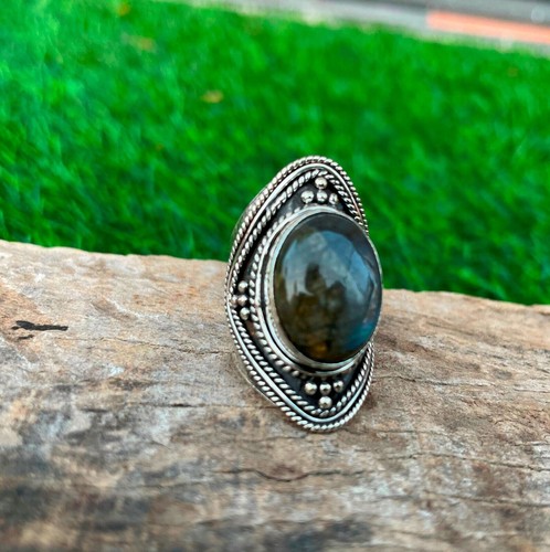 Labradorite ring 925 sterling - 925,