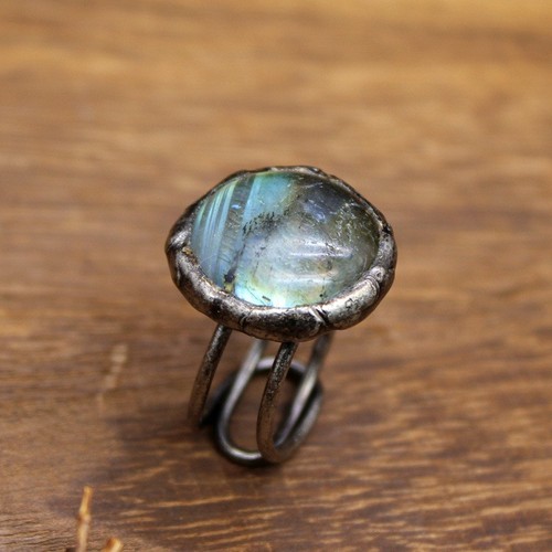 New nature stone ring - ring, chic