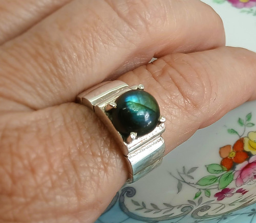 Fire labradorite 925 sterling - fire,