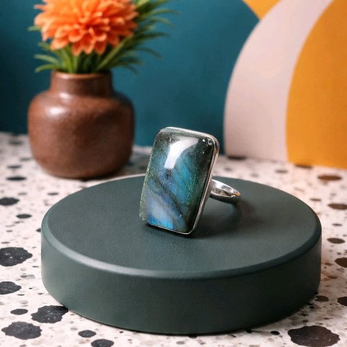 Labradorite ring size - or,