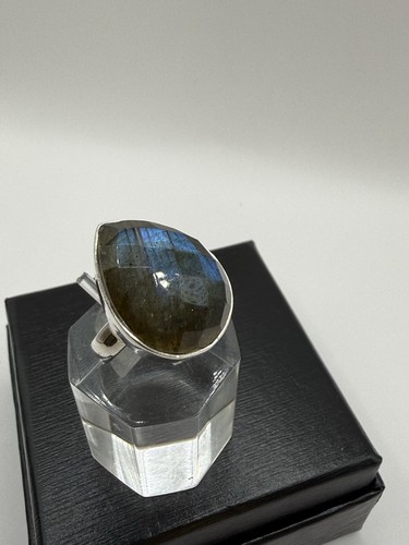 Chunky silver 925 labradorite - chunky,